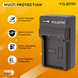 Welborn Camera Battery Charger for Nikon EN-EL5 Battery Compatible with Nikon Coolpix 3700-7900, AW110 - AW120S, P100, P3 - P5000, P510, P520, P530, P6000, P90, S10, P80, P5100, S10