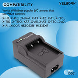 Welborn Camera Battery Charger for Fujifilm Camera Battery NP-W126 Compatible with Fujifilm X Series Cameras