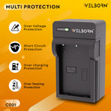 Welborn Camera Battery Charger for Nikon EN-EL9 Battery Compatible with Nikon D40, D40X, D60, D3000, D5000 Cameras