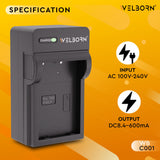 Welborn Camera Battery Charger for Nikon EN-EL9 Battery Compatible with Nikon D40, D40X, D60, D3000, D5000 Cameras