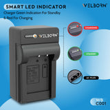 Welborn Camera Battery Charger for Sony Camera Battery NP-900 Compatible with Sony Camcorders & Video Cameras