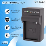 Welborn Camera Battery Charger for Panasonic BLC12 Battery Compatible with Lumix G7, G85, G95, GX8, FZ1000 Cameras