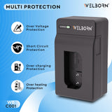 Welborn Camera Battery Charger for Panasonic BLK22 Battery Compatible with Lumix GH5, GH5S, GH6 Cameras
