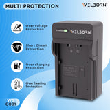 Welborn Camera Battery Charger for D54 Battery Compatible with Panasonic Digital Camera Batteries