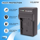 Welborn Camera Battery Charger for Panasonic VBG6 Battery Compatible with HDCHS300,TM300,HS250,SD100,HS20 AGHMC40,HMC150 HDC-SD600,SD700 SDRH40-SDRH90,SD20,SD9,HS9,SX5,AG-AC7,AC160A,AG-HMC40-AG-HMC153