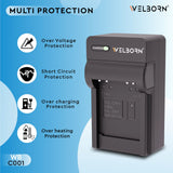 Welborn Camera Battery Charger for Samsung Camera Battery SLB-10A Compatible with Samsung Digital Cameras
