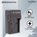 WELBORN CAMERA BATTERY CHARGER for Sony NP-FV100 Battery Comaptiable With Sony DCR-SR15,SR21 DCR-SR68 DCR-SR88 DCR-SX15 DCR-SX21 DCR-SX44 DCR-SX45 DCR-SX63 DCR-SX65 DCR-SX83 DCR-SX85 FDR-AX33 FDR-AX53