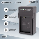 WELBORN Camera Battery Charger for Sony NP-FW50 Battery Comaptiable with A7/A7II/A7R A5100 NEX6 A6000 Cameras