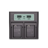 Welborn Dual LCD Camera Battery Charger for NP-FW50 Battery Compatible with A7/A7II/A7R A5100 NEX6 A6000 Cameras