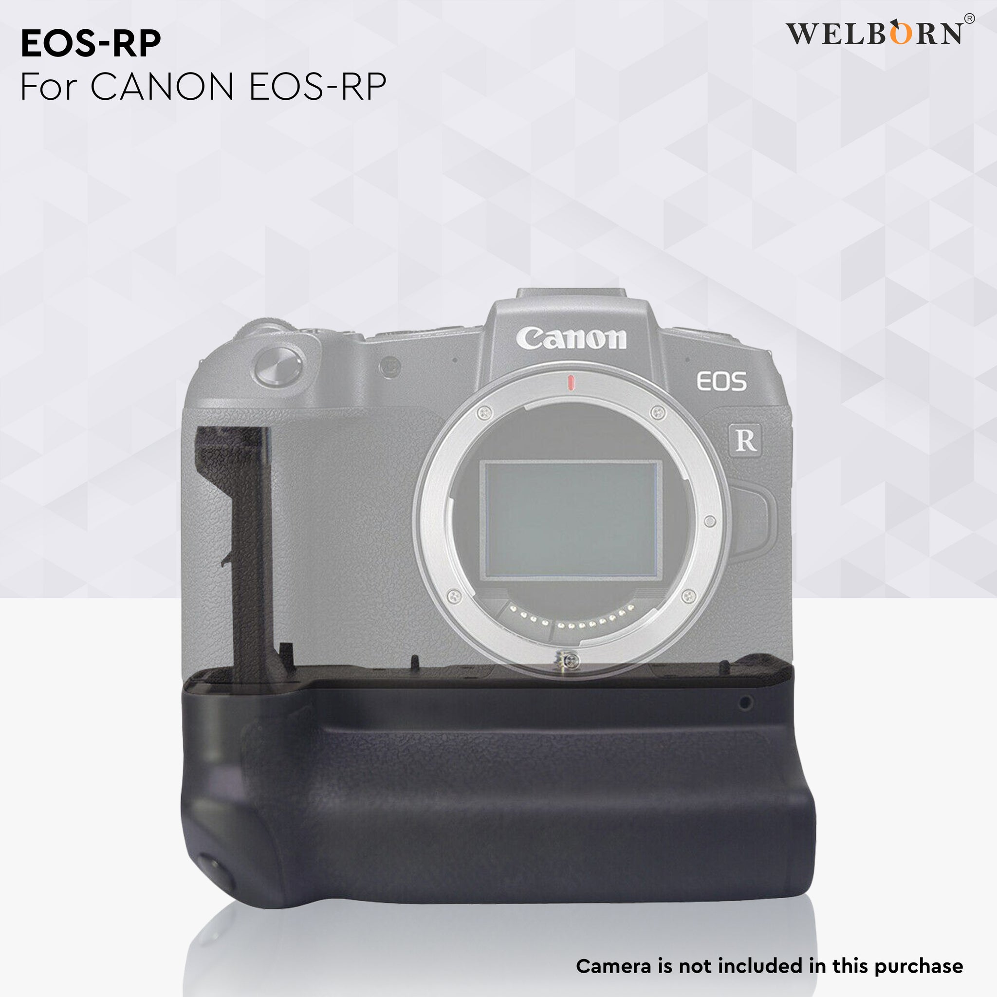 Welborn WB-BG-EOS RP Battery Grip for Canon EOS RP – Pro Handling for Portrait Photography