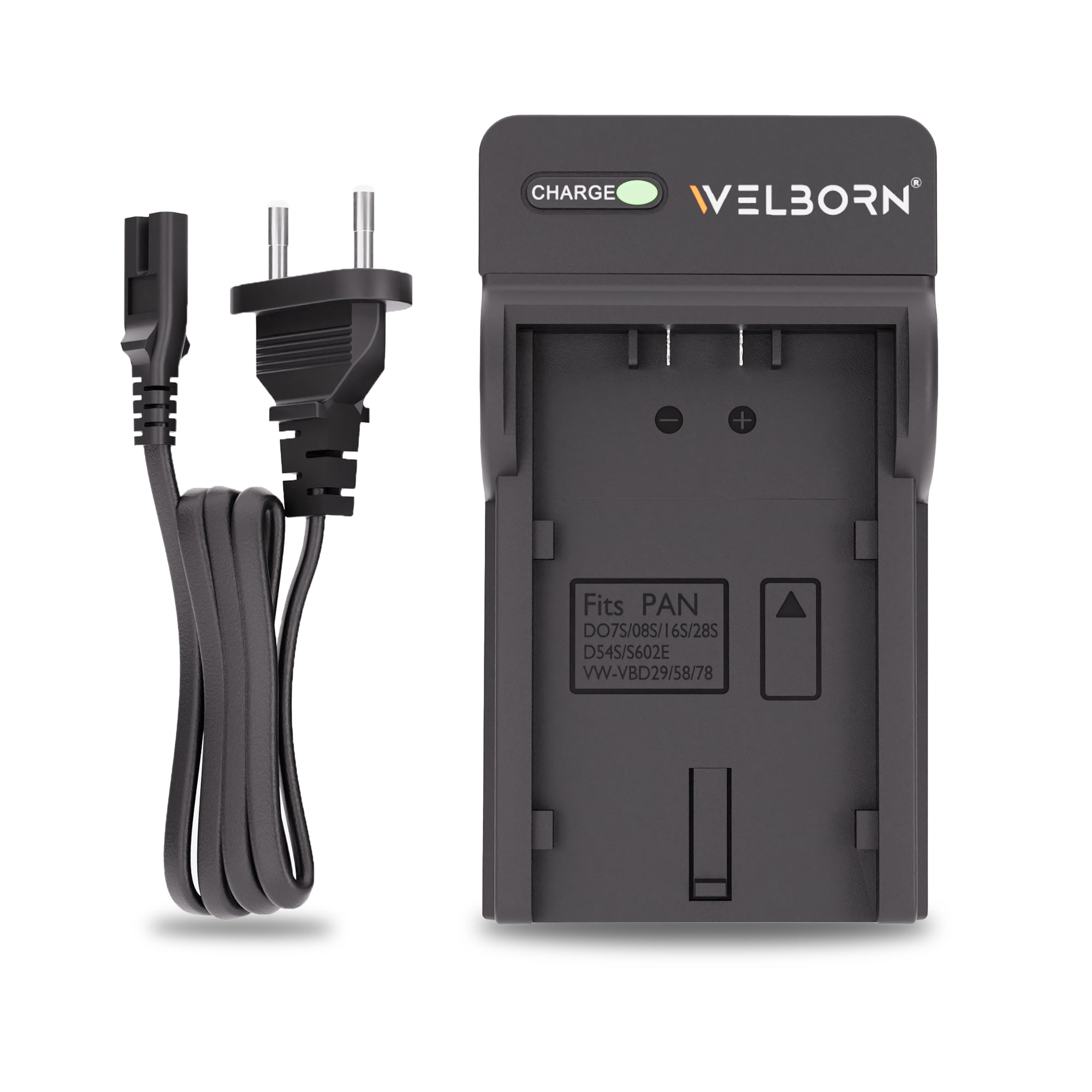 Welborn Camera Battery Charger for D54 Battery Compatible with Panasonic Digital Camera Batteries