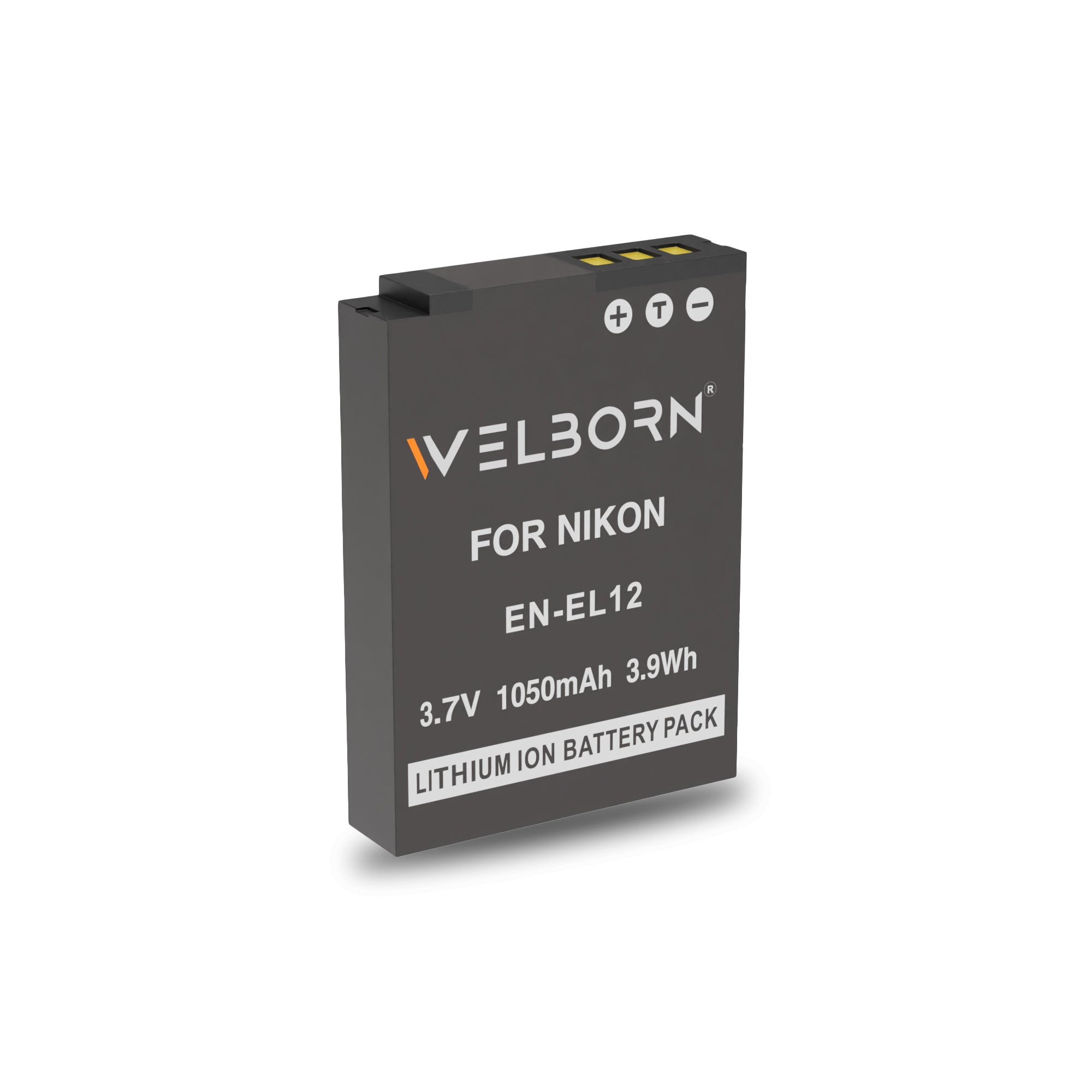 WELBORN EN-EL12 Rechargeable Battery for Nikon Cameras – Reliable Power for Photography & Video