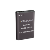 WELBORN EN-EL23 Rechargeable Lithium-Ion Battery for Nikon Coolpix P600, P610.