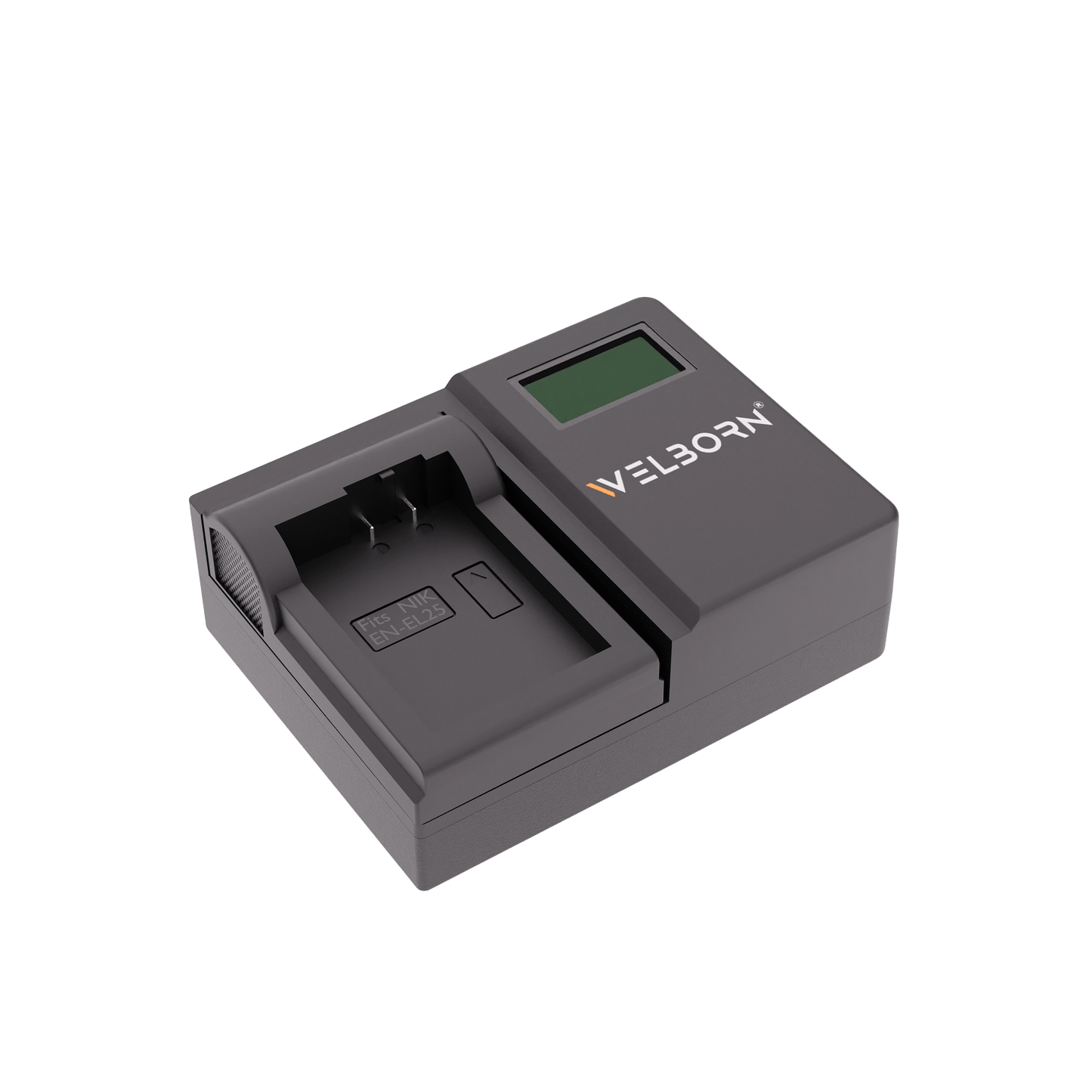 WELBORN LCD Camera Battery Charger for Nikon Camera Battery EN-EL25 Compatible With Nikon Z50, Z30, ZFC Digital Cameras