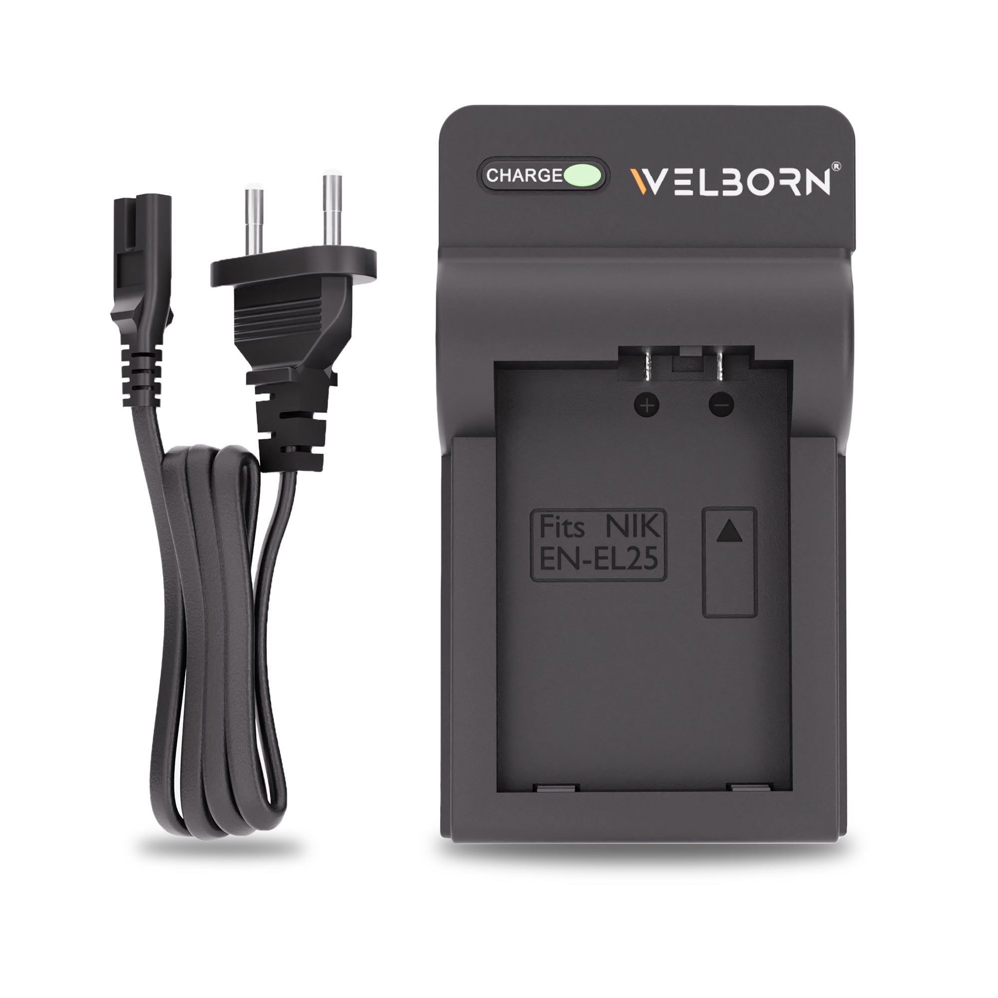 Welborn Fast Battery Charger for EN-EL25 | Mirrorless Camera Charging Solution