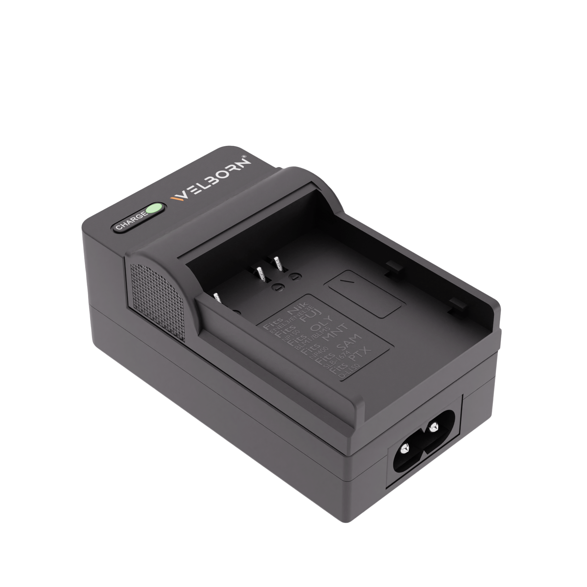 Welborn Camera Battery Charger for Nikon EN-EL3 Battery Compatible with Nikon D50, D70, D80, D90, D100, D200, D300 Cameras