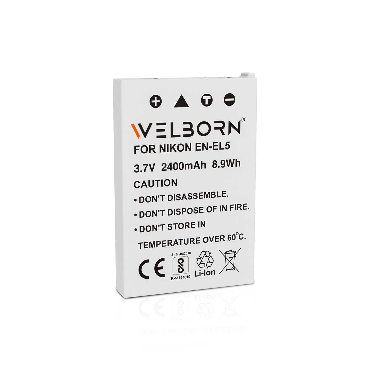 WELBORN EN-EL5 Rechargeable Battery Pack Compatible with Nikon Coolpix P530, 3700, 4200, 5200, 5900, 7900, P100, P4, P500, P5000, P510, P5100, P520, P6000, P80, P90, S10