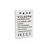 WELBORN EN-EL5 Rechargeable Battery Pack Compatible with Nikon Coolpix P530, 3700, 4200, 5200, 5900, 7900, P100, P4, P500, P5000, P510, P5100, P520, P6000, P80, P90, S10