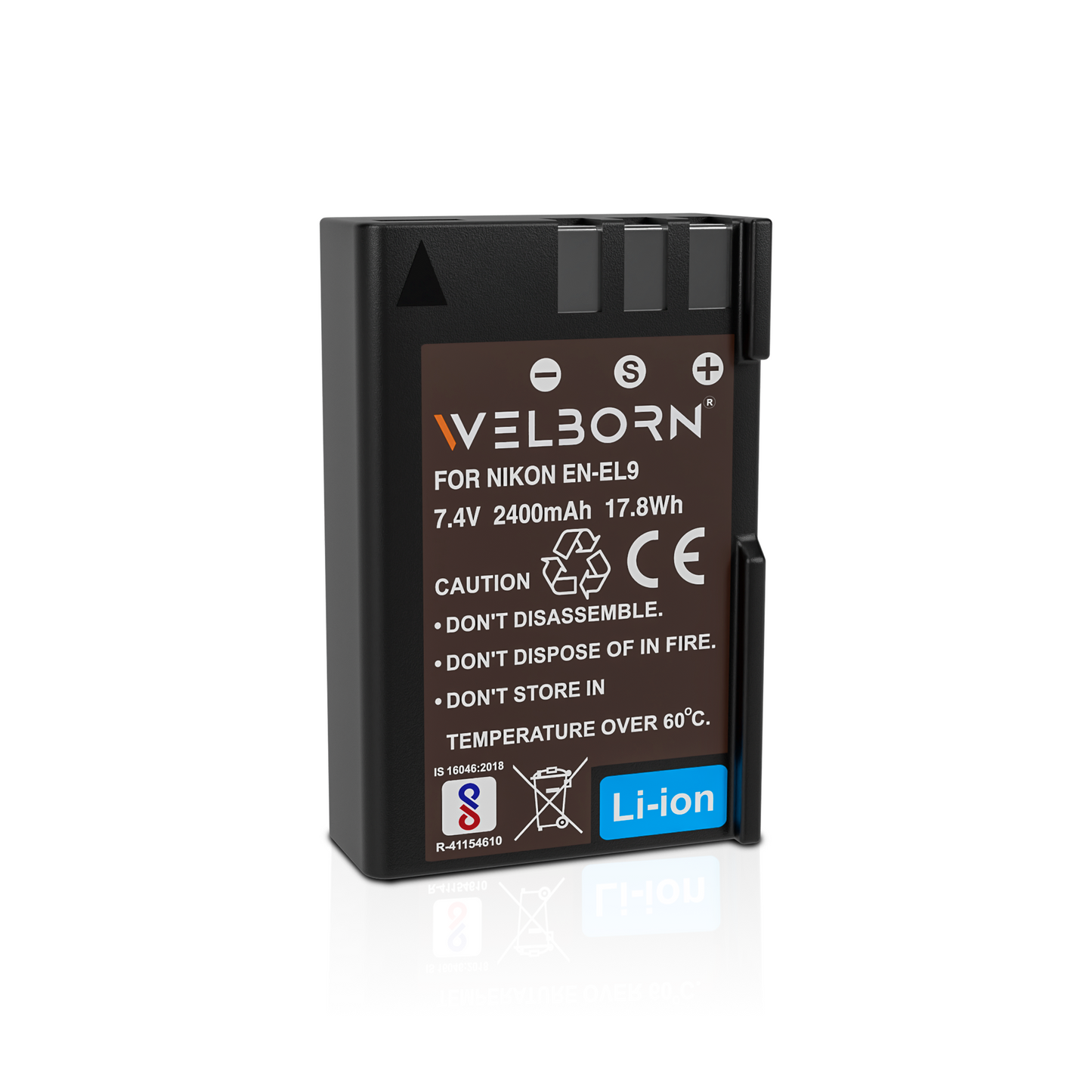 Welborn EN-EL9 Rechargeable Battery Pack Compatible with Nikon D60,D3000,D5000