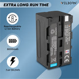 WELBORN F770 (8000 mAh) Lithium-ion Battery Compatible with Sony CCD-TR3 CCD-TR555 CCD-TR3000 CCD-TR3300 CCD-TRV75 DCR-TRV420 DCR-TRV520 DCR-TRV620 DCR-TRV720 HDR-FX1