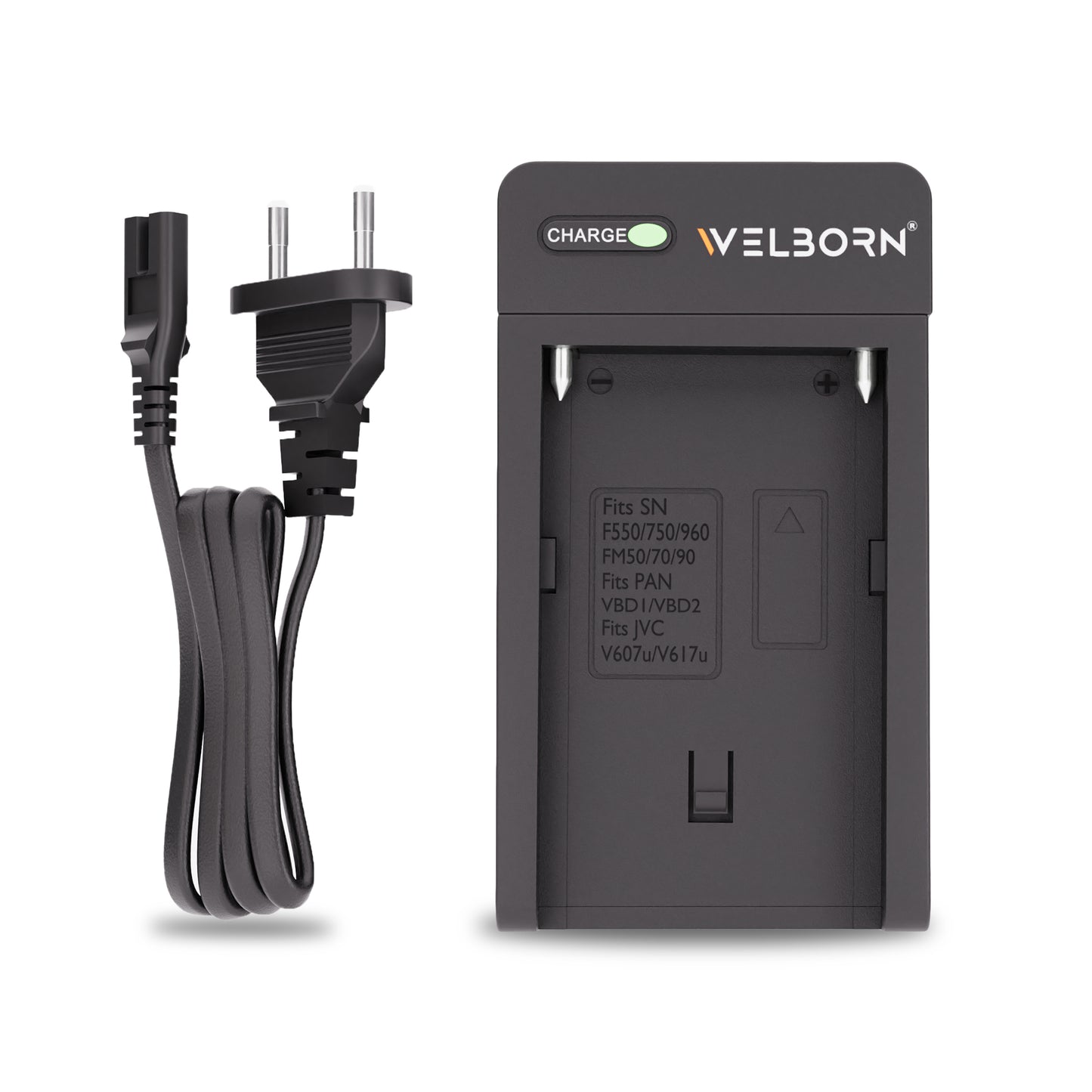 Welborn Camera Battery Charger for Sony NP-F980/F970/F970/F770/F750/F550 and NP-FM500 Battery