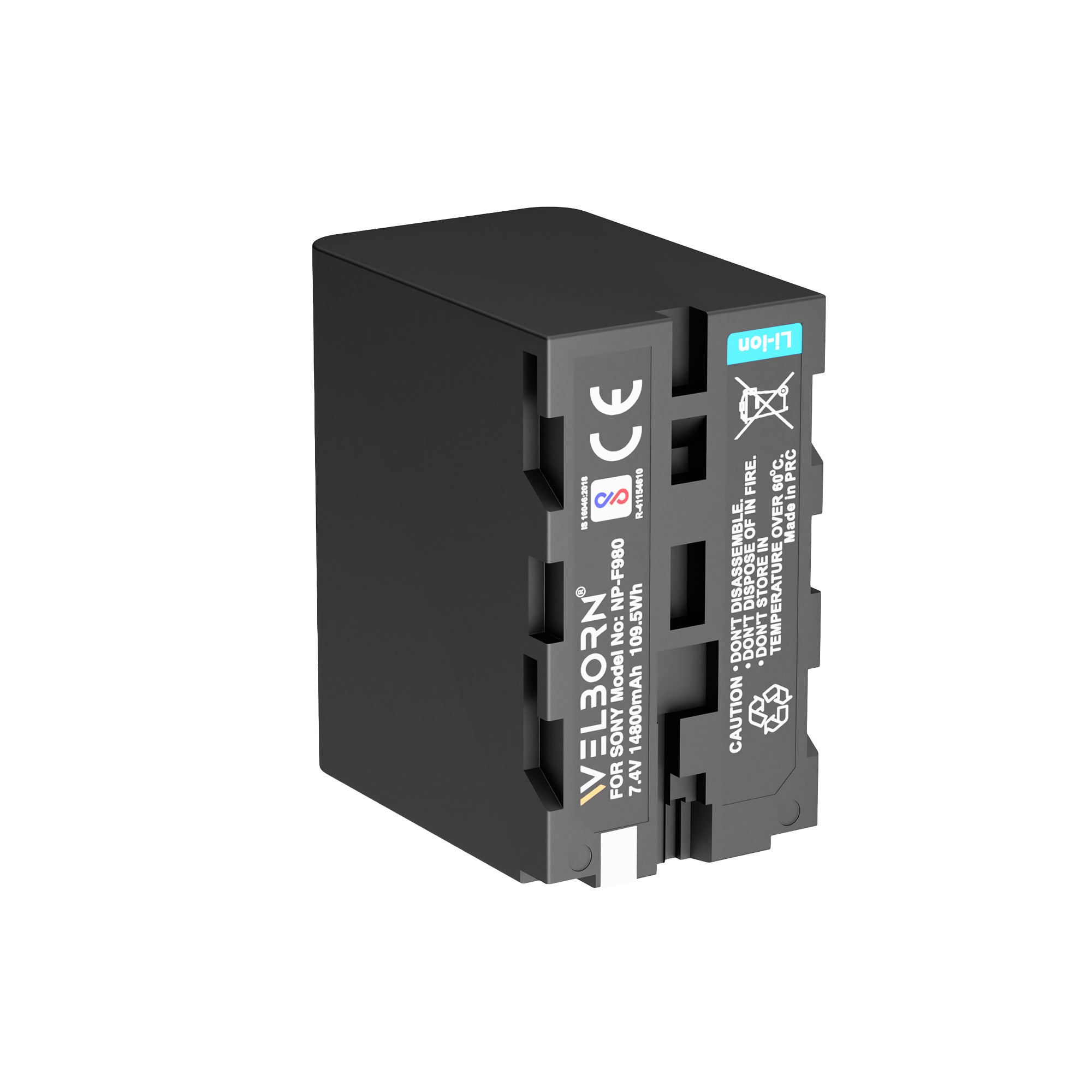 WELBORN F980 Camera Battery for Sony NP-F Series – Long-Lasting Power for Photo & Video Shooting