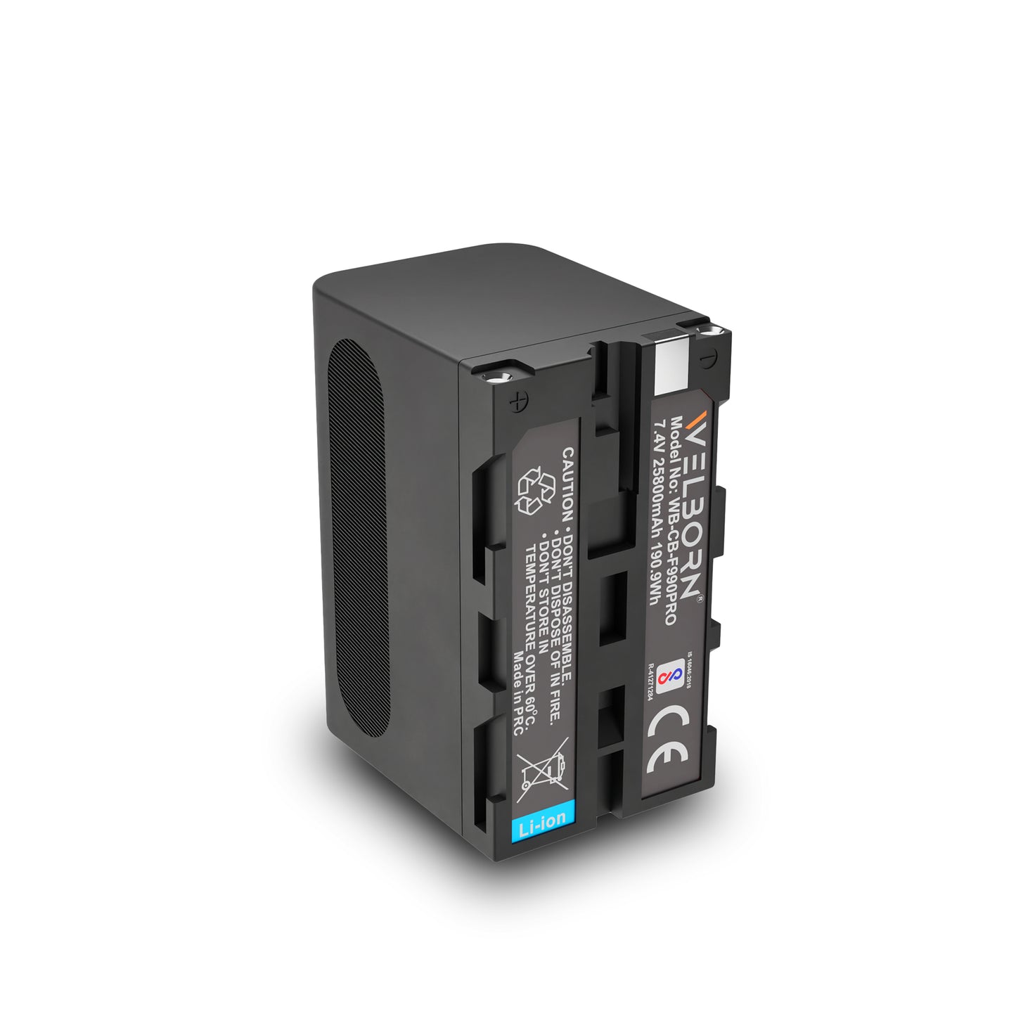 WELBORN NP-F990 Platinum Battery for Sony Cameras & LED Video Lights – High-Capacity Rechargeable Battery