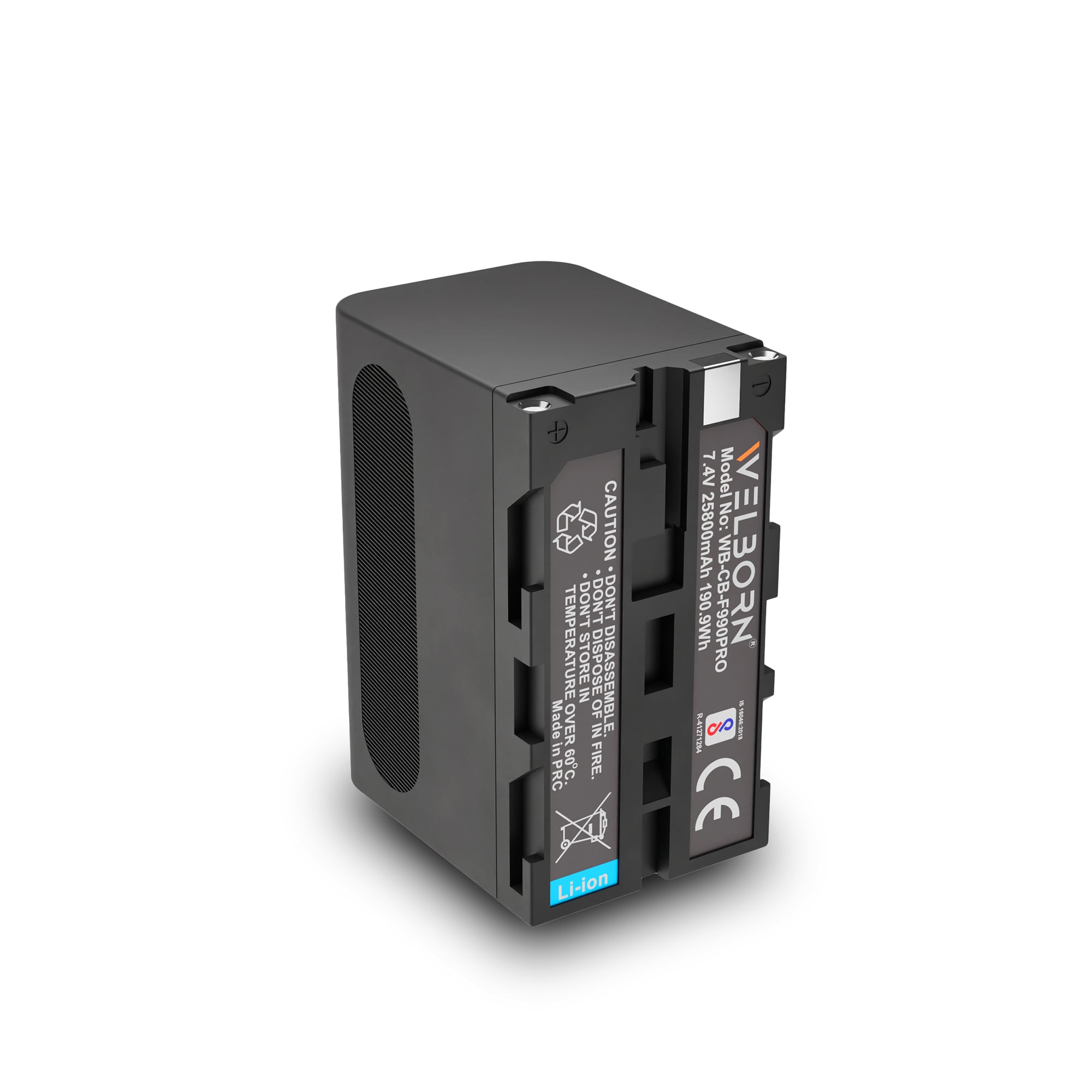 WELBORN NP-F990 Platinum Battery for Sony Cameras & LED Video Lights – High-Capacity Rechargeable Battery