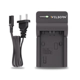 Welborn Camera Battery Charger for Sony NP-FP90/91 Battery Compatible with Sony DCR-DVD103E-DVD905E, DVD92E, DCR-HC16E-HC96E, DCR-SR100E, DCR-SR30E-SR90E, HDR-HC3E,DCR-HC28, DCR-SR42-SR300