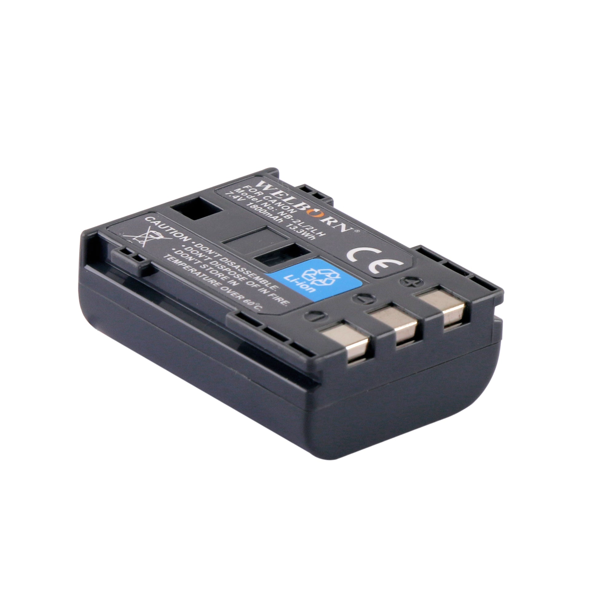 WELBORN NB2L Rechargeable Battery Pack Compatible with Canon DC301,DC310,DC311,DC320,DC330,DC410,DC420