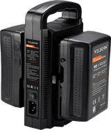 WELBORN Dual Slot V-Mount Charger (2C) for V-Mount Batteries – Fast Charging for Video & Cinema Gear