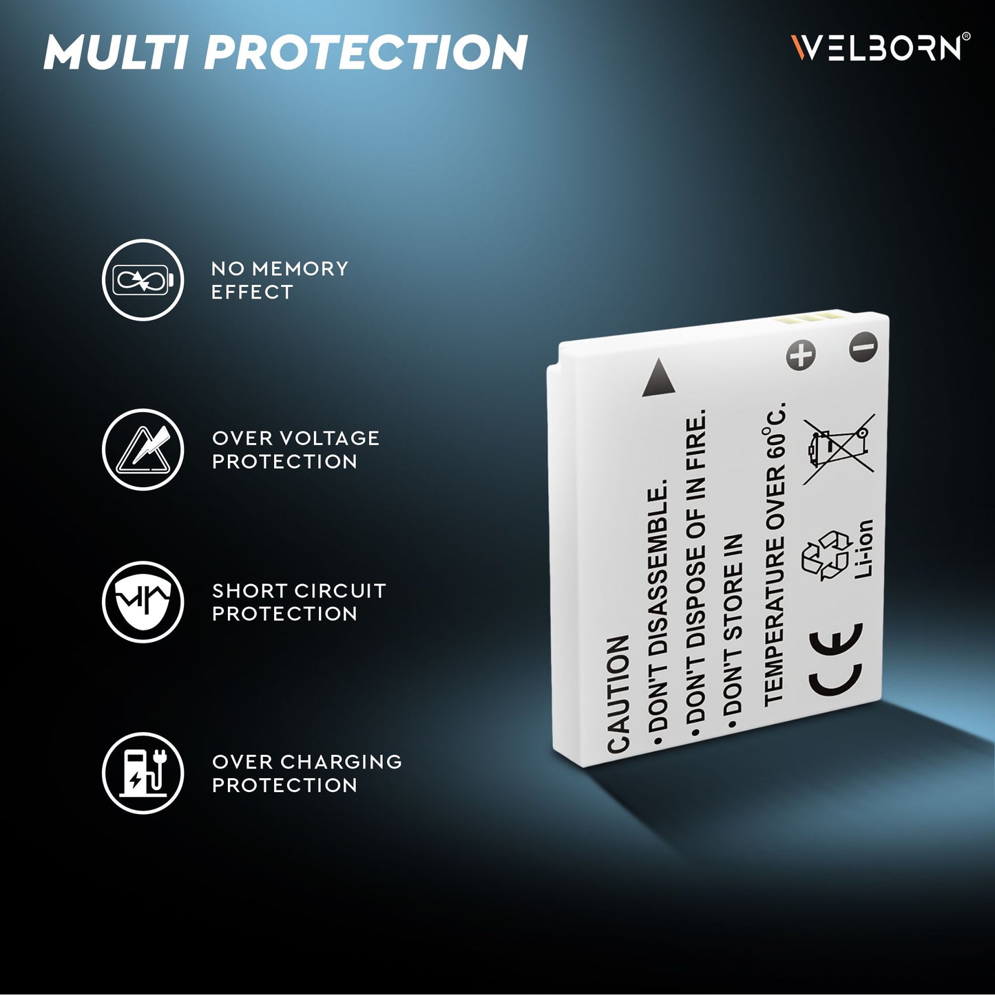 WELBORN NB4L Battery for Canon Compact Cameras – Reliable Power for Travel & Daily Use