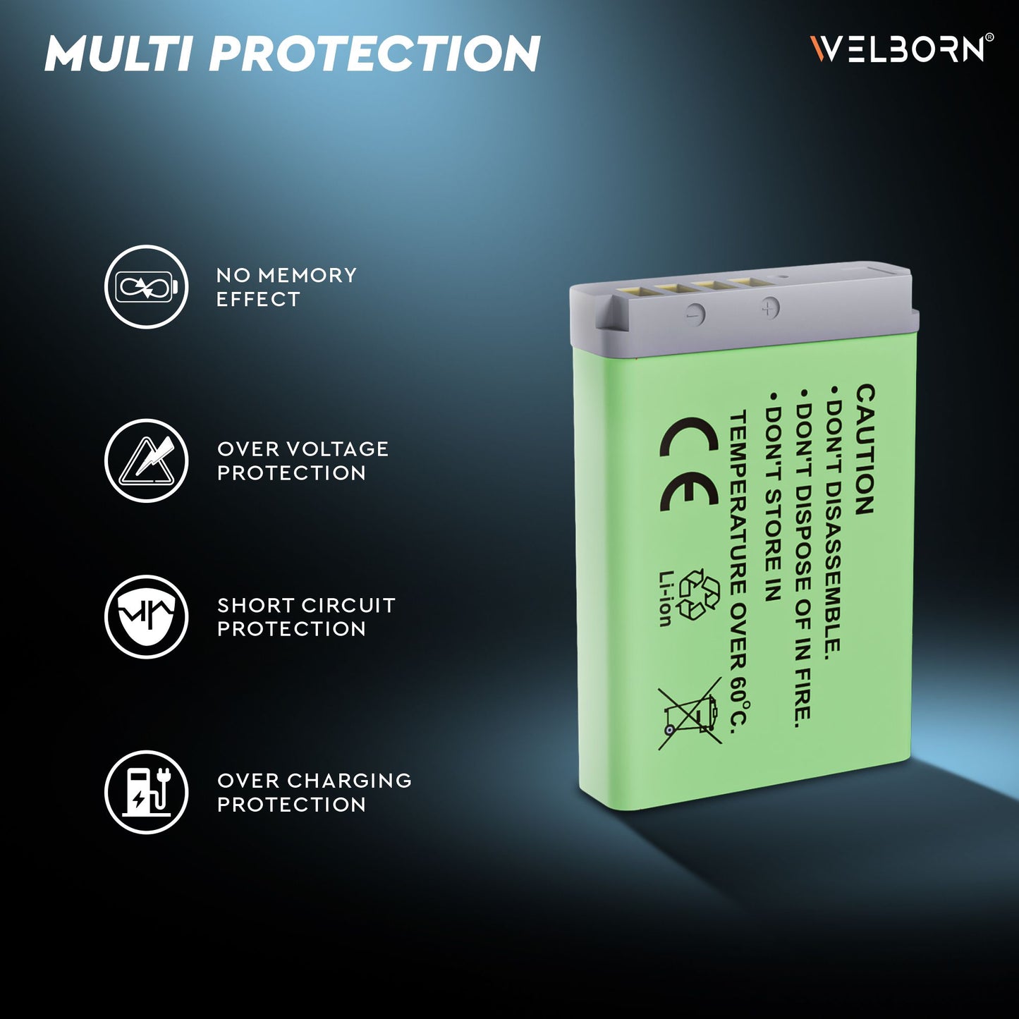WELBORN NB13L Rechargeable Battery Pack Compatible with Canon Power Shot G5X G5X Mark II G6 G7 G7X G7X Mark II G7X Mark III G9 G9X G9X Mark II | Power Shot N100 SX620 HS SX720HS SX730 HS SX740 HS