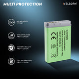 WELBORN NB13L Rechargeable Battery Pack Compatible with Canon Power Shot G5X G5X Mark II G6 G7 G7X G7X Mark II G7X Mark III G9 G9X G9X Mark II | Power Shot N100 SX620 HS SX720HS SX730 HS SX740 HS