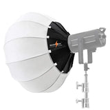 WELBORN Professional Lantern Softbox for Studio Lighting, Portable Collapsible Design with Metal Lock & Optional Skirt