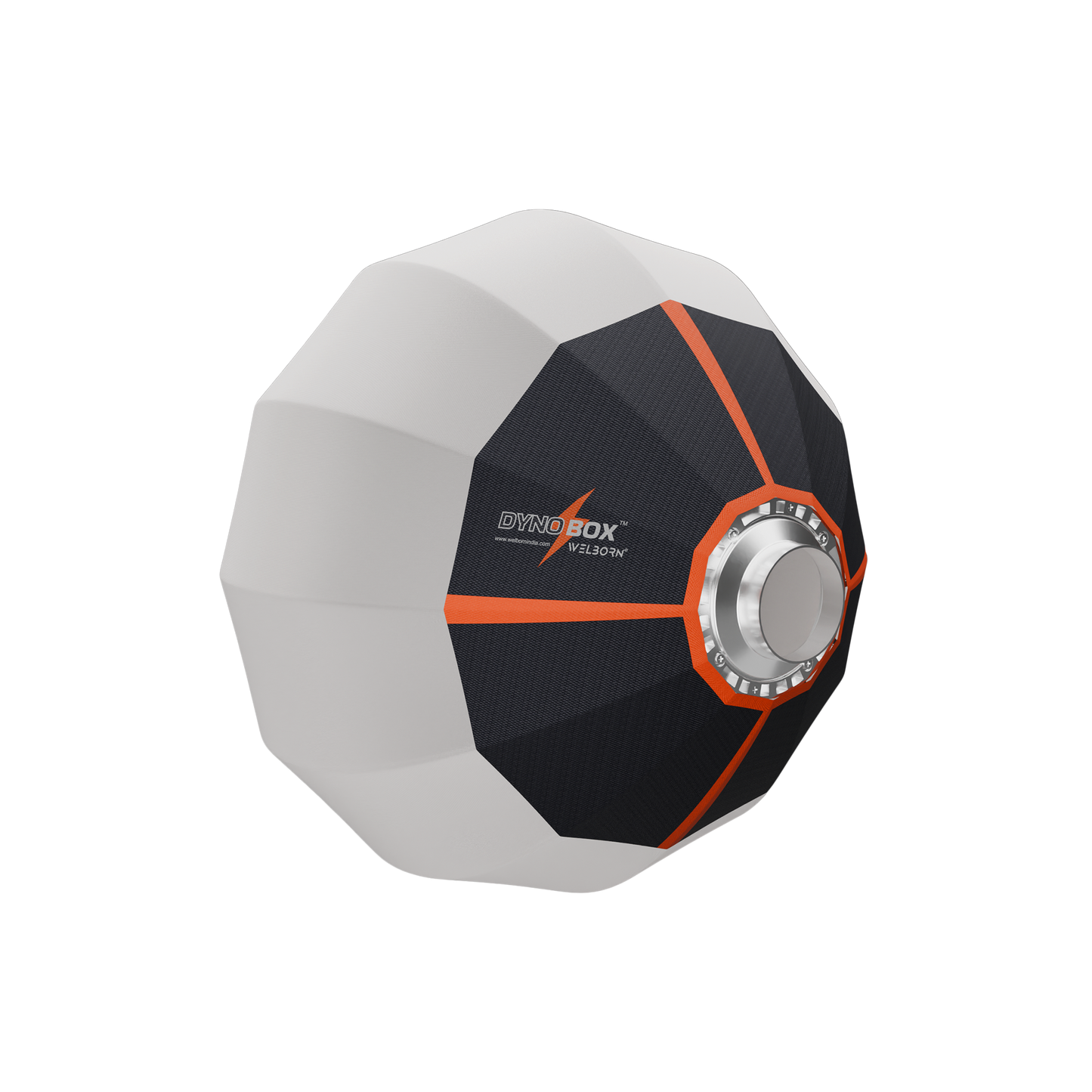 WELBORN Professional Lantern Softbox for Studio Lighting, Portable Collapsible Design with Metal Lock & Optional Skirt