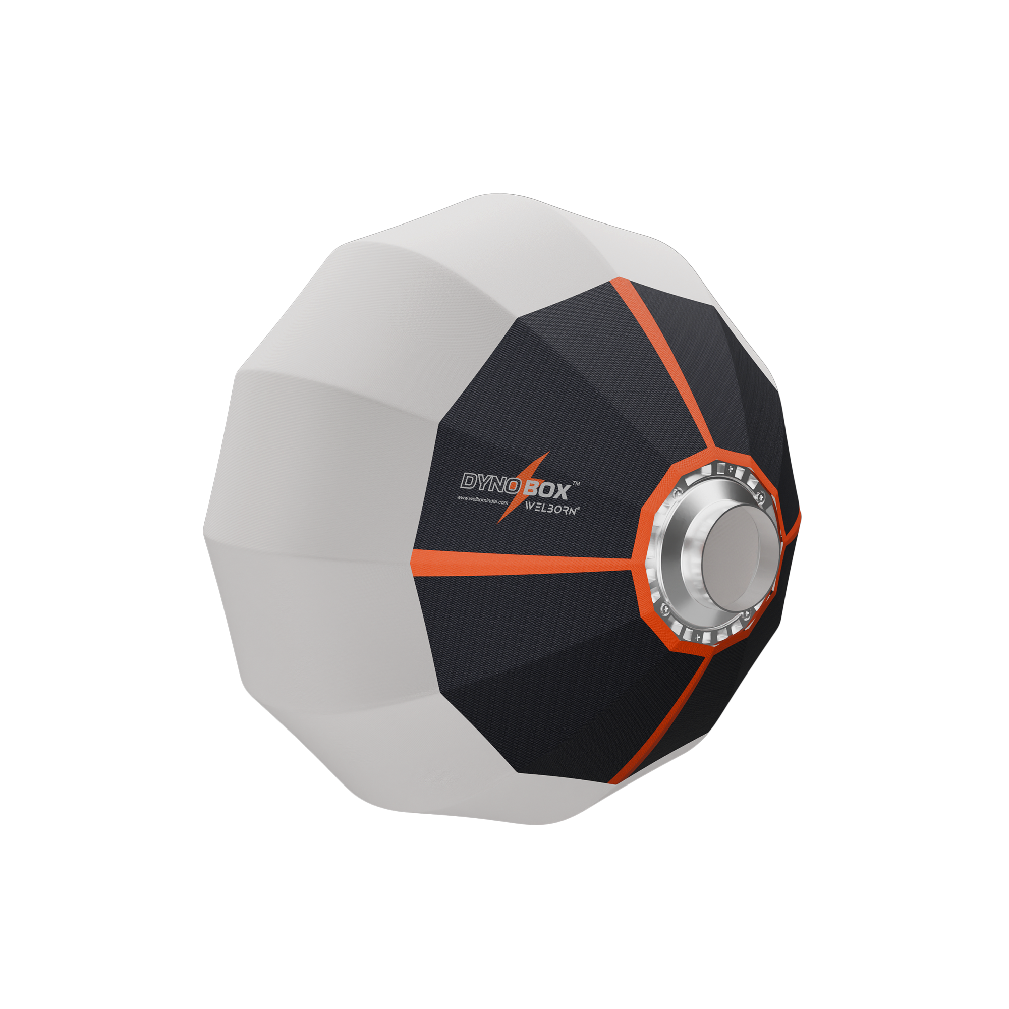 WELBORN Professional Lantern Softbox for Studio Lighting, Portable Collapsible Design with Metal Lock & Optional Skirt