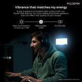 WELBORN (LM200RGB) Portable RGB LED 20W(max) Video Light with 5400mAh in-Built Battery