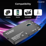 WELBORN (LM200RGB) Portable RGB LED 20W(max) Video Light with 5400mAh in-Built Battery