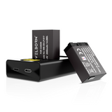 WELBORN LP-E17 Dual Battery and Charger Combo Pack for Canon Camera EOS M3 M5 M6 77D 200D 750D 760D 800D 8000D 9000D