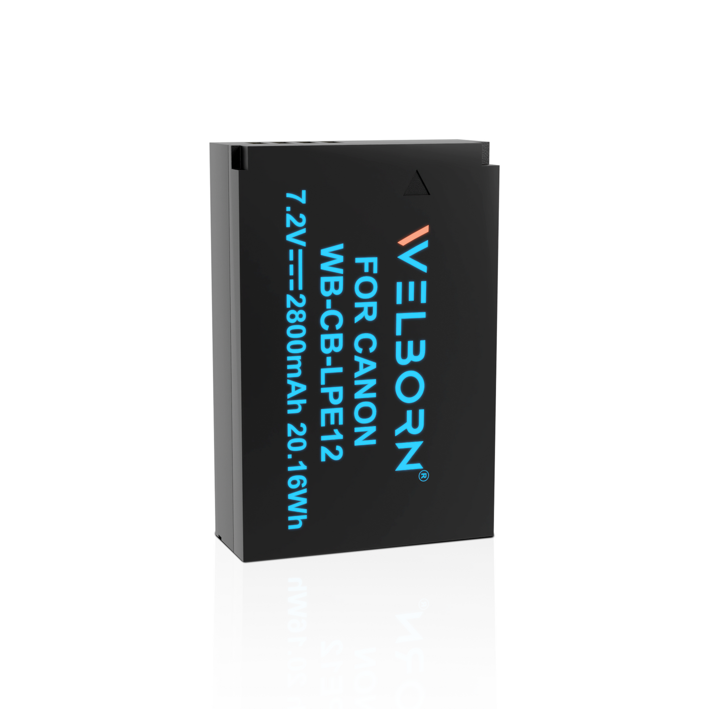 WELBORN LPE12 (2800 mAh) Rechargeable Battery Pack Compatible with Canon EOS M, M10, M100, M200, Rebel SL1, EOS 100D, M50, M50 Mark II | PowerShot SX70 HS | Canon Camera Battery