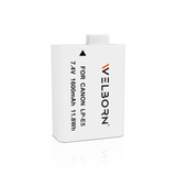 WELBORN LP-E5 Rechargeable Battery Pack Compatible with Canon EOS1000D,450D,500D | EOS Rebel T1i | Canon Camera Battery