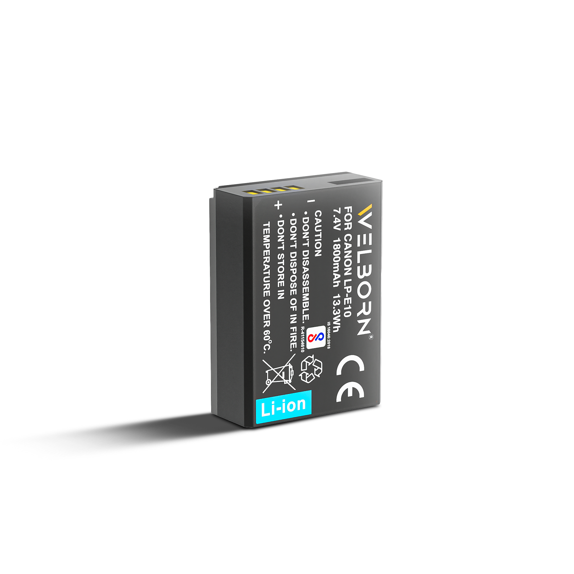 Welborn LPE10 Camera Battery (2800 mAh) for Canon Digital Cameras - Canon 1200D, Canon 1300D, Canon EOS 1500D & Also Fits with 1100D 1200D 3000D Rebel T3 T5 T6
