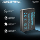 WELBORN LPE12 (2800 mAh) Rechargeable Battery Pack Compatible with Canon EOS M, M10, M100, M200, Rebel SL1, EOS 100D, M50, M50 Mark II | PowerShot SX70 HS | Canon Camera Battery