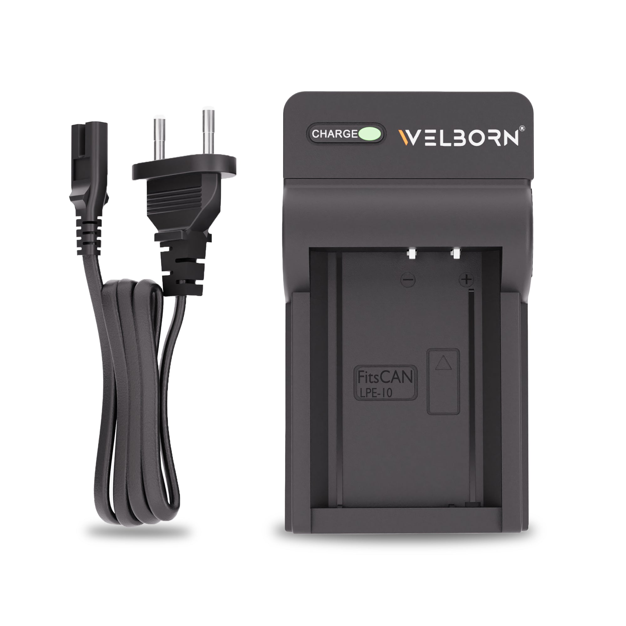 WELBORN Camera Battery Charger for LP-E10 Battery for T3, T5, T6, T7, T100, 1100D 1200D 1300D 1500D 2000D 3000D 4000D