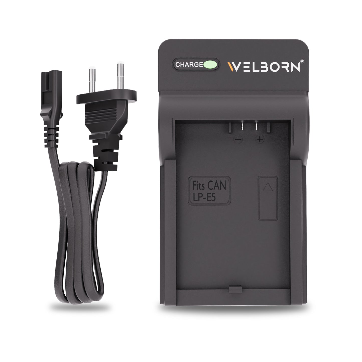 Welborn Camera Battery Fast Charger for LP-E5 | High-Speed Charger for DSLR Camera Battery