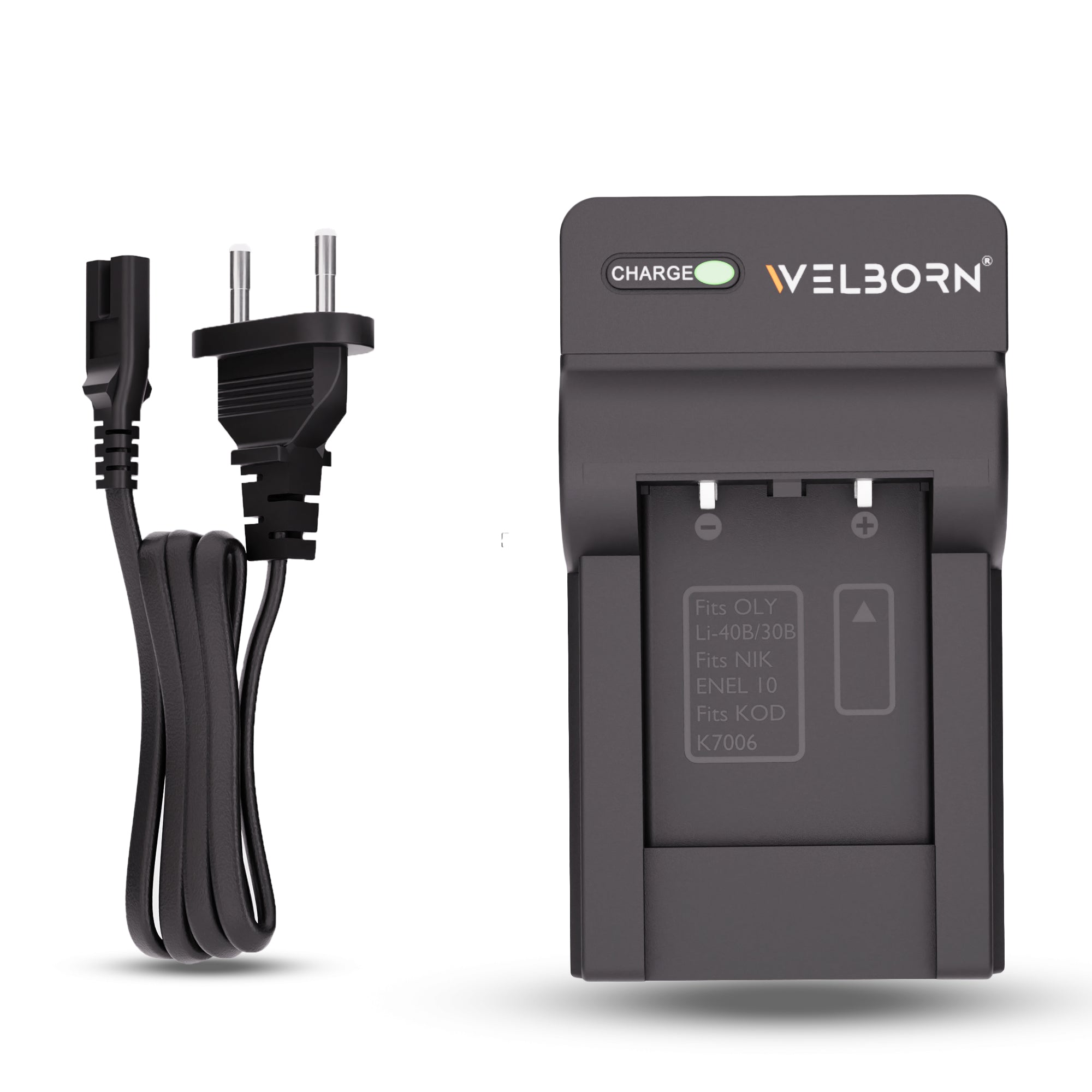 Welborn Camera Battery Charger for Camera Battery LI-40B/ 42B Compatible with Digital Cameras