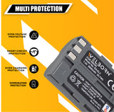 Welborn Camera Battery for Nikon ENEL3 (2800 mAh) Battery Compatible with Nikon D300, D300s, D100, D50, D40, D70, D700, D70s, D80, D90, and D200