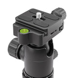 WELBORN TR-575BH Professional Tripod with 4 Sections, 90 Degree Angle Tilt