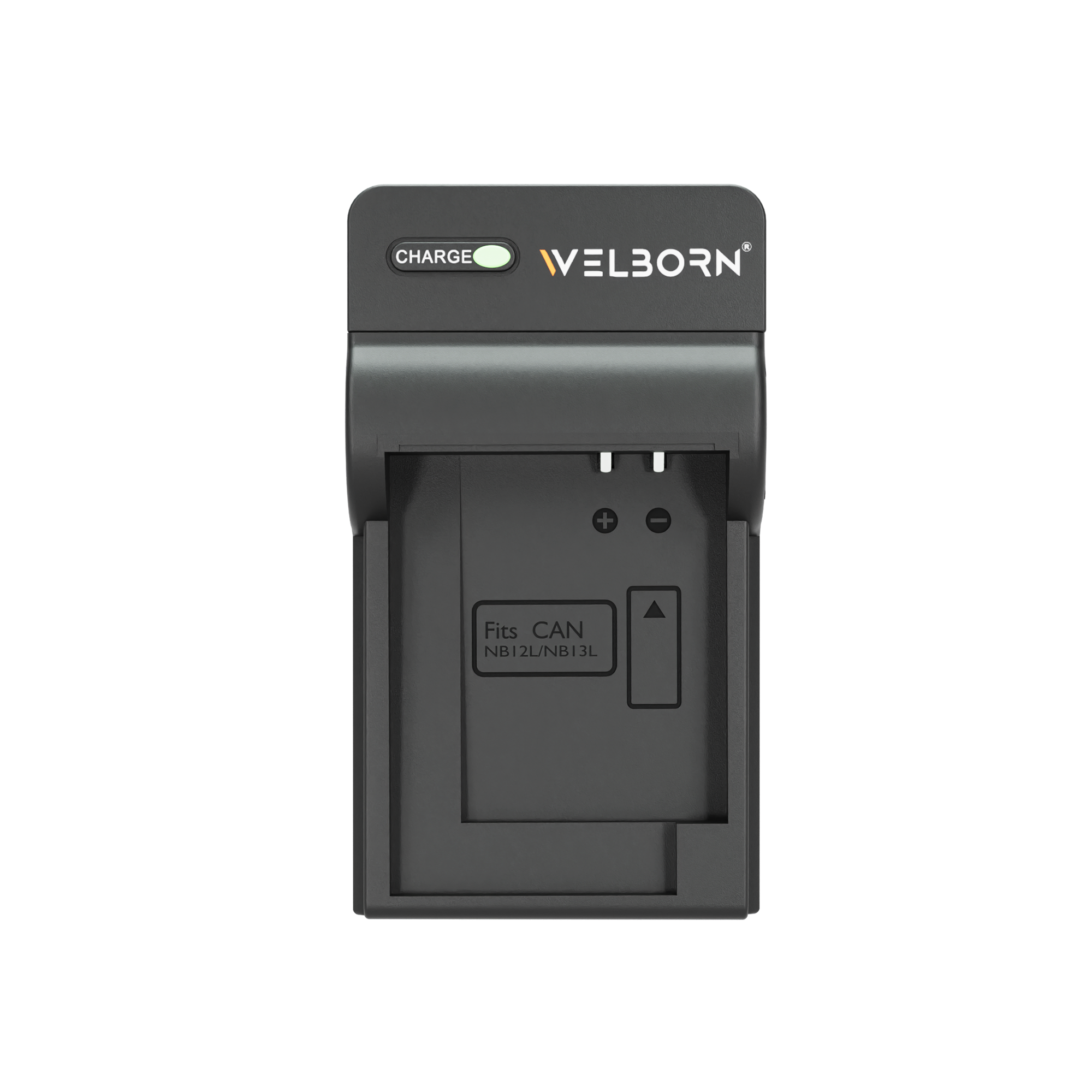 Welborn Fast Charging Adapter for NB-13L/ NB-12L Camera Battery | Smart Safety Protection